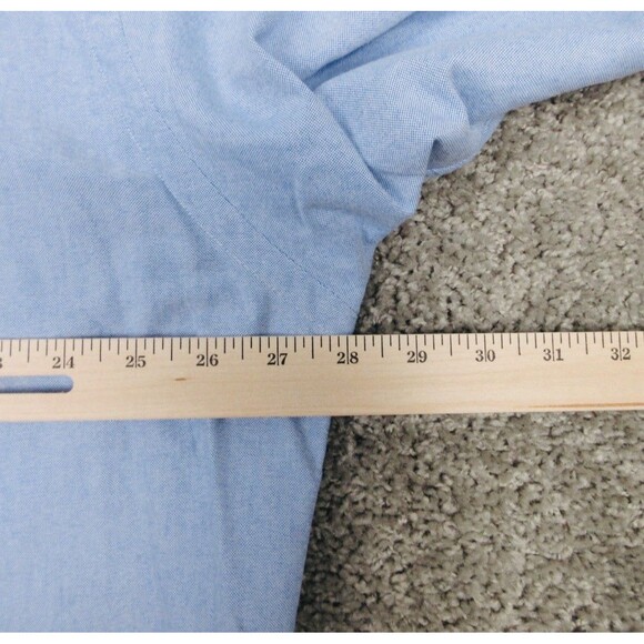 Polo Ralph Lauren Shirt Mens XLT Blue Chambray Oxford Button Down Casual - Picture 4 of 6